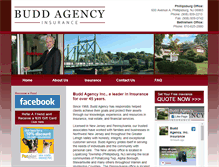 Tablet Screenshot of buddagency.com